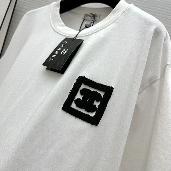 《大人気》シャネル ccロゴTシャツ 偽物 shk78373